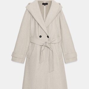 Zara Soft Hoodie Coat